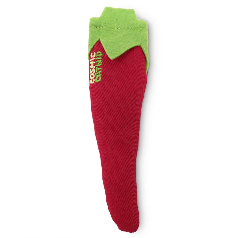 Our Pets Cosmic OurPets 100-Percent North American Catnip Filled Chili Cat Toy-Hot Stuff (Interactive Cat Toys; Catnip Toys) - Image 1